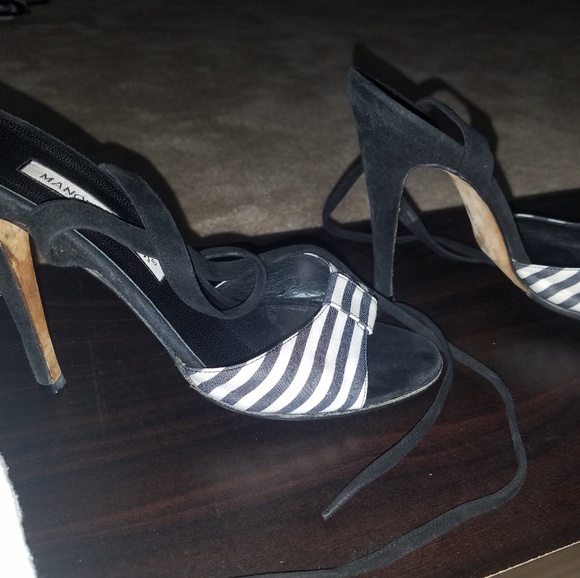 Vintage Minolo Blahnik Strappy Stilettos - Picture 3 of 5